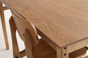 4人がけができるサイズのダイニングテーブル Rasic Dining Table 1200 送料無料 即日発送-6