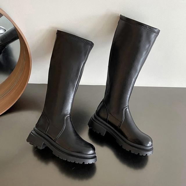 ロングブーツ 厚底ブーツ レディース 送料無料 即日発送-7