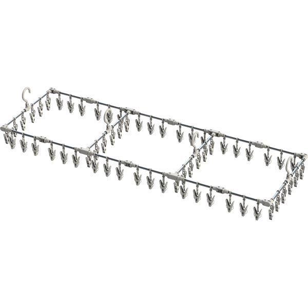 JD伸縮アルミ角ハンガーワイド60P 送料無料 即日発送-2