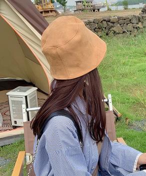 バケットハット スエード調レディース帽子 送料無料 即日発送-4