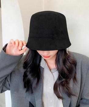 バケットハット スエード調レディース帽子 送料無料 即日発送-7