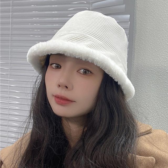 バケットハット ファー レディース 送料無料 即日発送-4