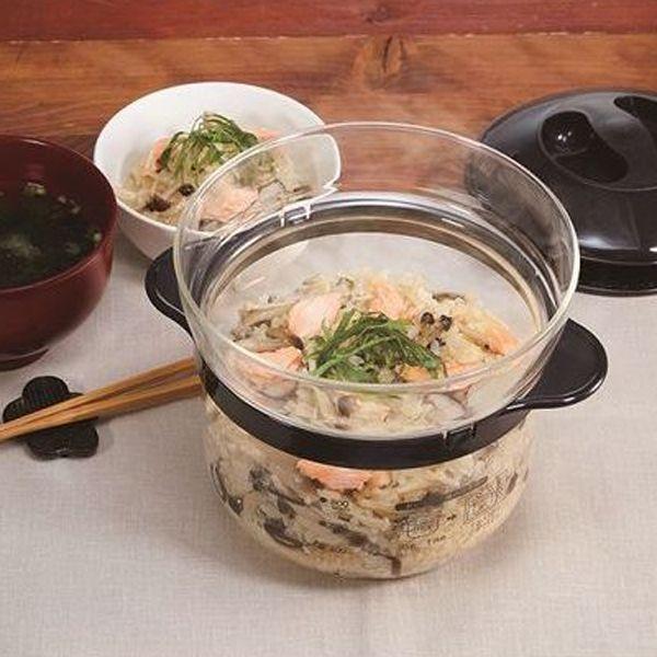 ガラスのレンジご飯釜１〜２合 2個セット 送料無料 即日発送-4