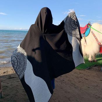 ニットマント レディース ニットマフラー 送料無料 即日発送-4