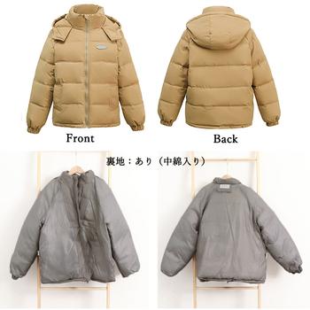 エコダウンジャケットフード付き ブルゾン 送料無料 即日発送-8