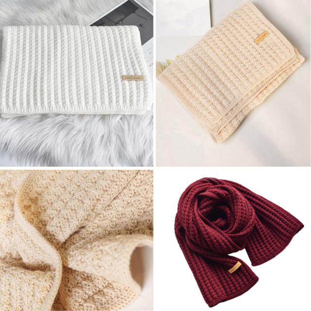 ニットマフラー ストール レディース秋冬 送料無料 即日発送-2