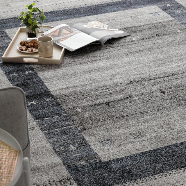 ラグ トルコ製 ウィルトン織り 約80×140cm カーペット ラグ 絨毯 長方形 ギャッベ柄 トレラ 送料無料-10