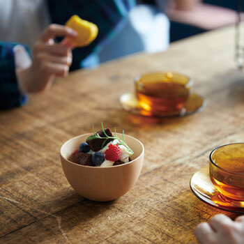 和食器 木製 ナチュラルボウル ボウル 中 2セット 送料無料-3