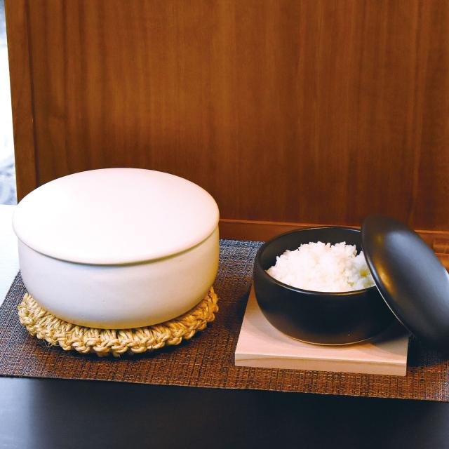 和食器 陶器 おひつ 中 約2合用 日本製 万古焼 送料無料-4