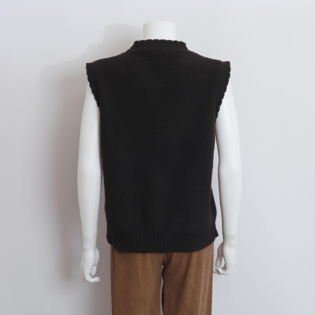 ニットベスト レディース ニットジレ 送料無料 即日発送-9