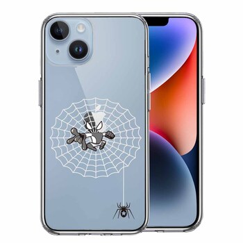 iPhone14Plus ケース クリア映画パロディ 蜘蛛男 スマホケース 側面ソフト 背面ハード ハイブリッド 送料無料-0