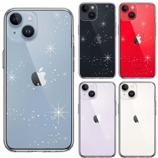 iPhone14Plus ケース クリア天の川 スマホケース 側面ソフト 背面ハード ハイブリッド 送料無料-1