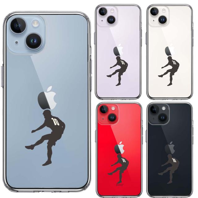 iPhone14Plus ケース クリアサッカー FW ストライカー スマホケース 側面ソフト 背面ハード ハイブリッド 送料無料-1