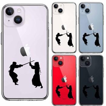 iPhone14Plus ケース クリア剣道 スマホケース 側面ソフト 背面ハード ハイブリッド 送料無料-1