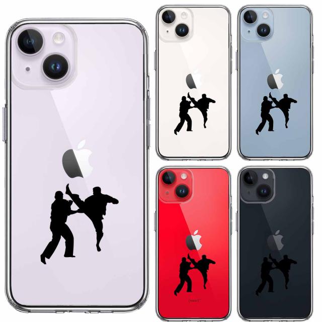 iPhone14Plus ケース クリア空手２ スマホケース 側面ソフト 背面ハード ハイブリッド 送料無料-1