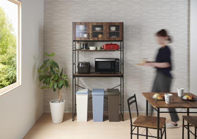 ルナ キッチンラック 送料無料-11