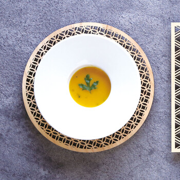 ひのき細密 プレート 六角 麻の葉 正角 胡麻 丸 七宝 送料無料-5