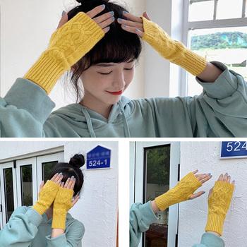 アームウォーマー ケーブルニットグローブ 送料無料 即日発送-9