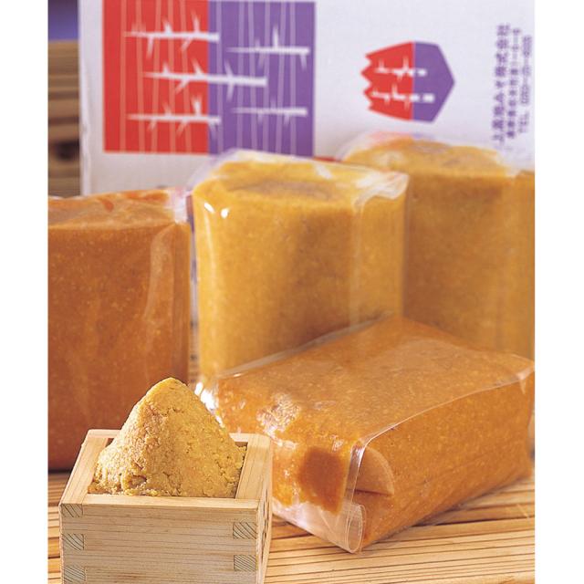 長野 上高地みそ 信州味噌 やまぐに 4kg 赤みそ2kg 淡色2kg ギフト対応可 送料無料-1