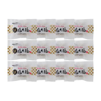 岡山 大正9年創業 おもちの黒川 生クリーム入り豆塩大福 FD92010381-3367 送料無料-2