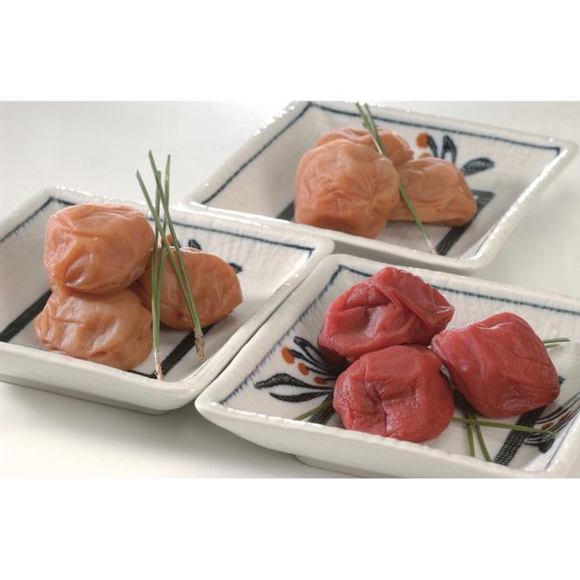 和歌山 紀州南高梅 梅干 4種詰合せ 昔風味 うす塩味 はちみつ風味 しそ風味 各1kg ギフト対応可 送料無料-1