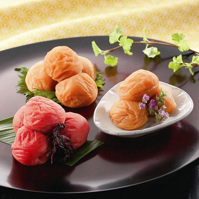 和歌山 紀州梅干 2種詰合せ 昔風味 うす塩味 各1kg ギフト対応可 送料無料-1