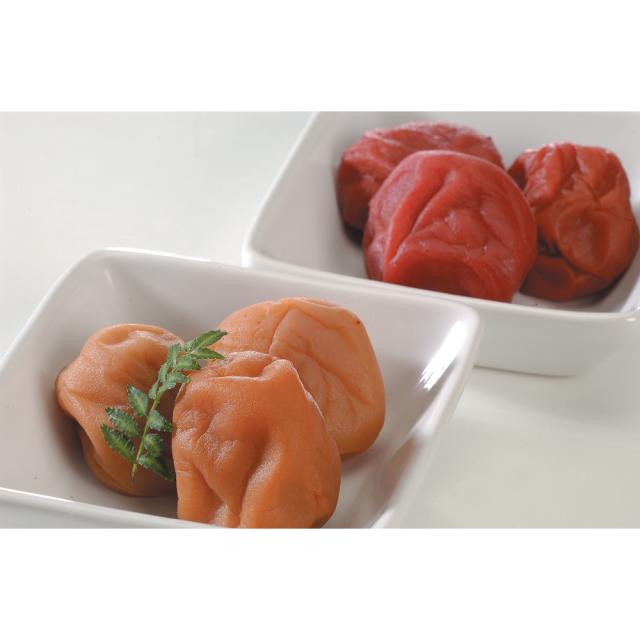 和歌山 紀州梅干 2種詰合せ 昔風味 うす塩味 各1kg ギフト対応可 送料無料-2