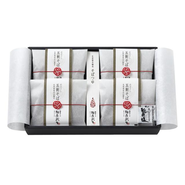 福井 麺匠武生 のどごし五割そば 4食 送料無料-2