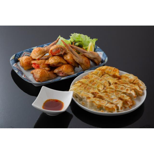 手羽めんたい＆黒豚ぎょうざ手羽めんたい10本入×1 黒豚ぎょうざ12個入×2 ギフト対応可 送料無料-1