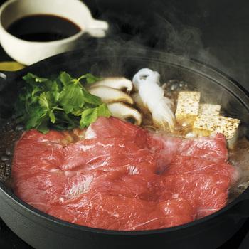 山梨 甲州ワインビーフ すきやき 送料無料-1