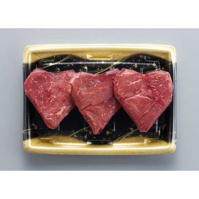 国産牛 ハート形ステーキ 送料無料-1