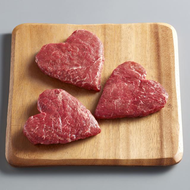 国産牛 ハート形ステーキ 送料無料-2