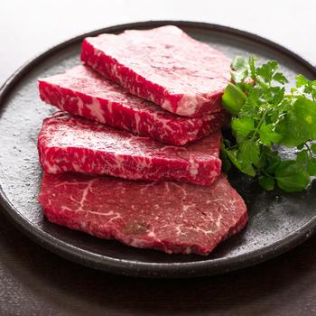 長野 信州アルプス牛モモステーキ 送料無料-0