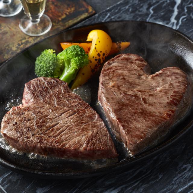 黒毛和牛 ハート形ステーキ ギフト対応可 送料無料-1