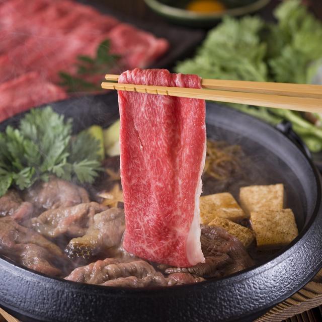 松阪牛すきやき モモ バラ 300g 送料無料-1