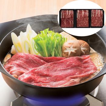 三大銘柄牛 すき焼き 食べ比べ松阪牛 神戸ビーフ 近江牛 送料無料-0