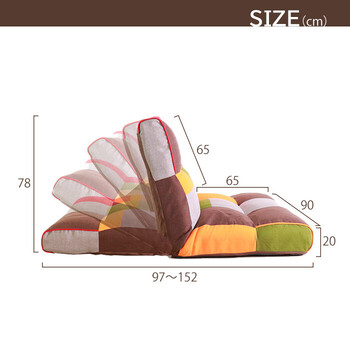 ソファー アクセントになるパッチワークソファ 1人掛け シック 送料無料-4