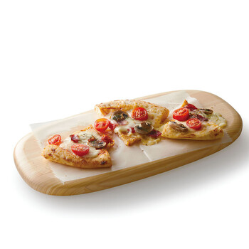 ひのき 厚口料理プレート 小 ウレタン塗装付 送料無料-3