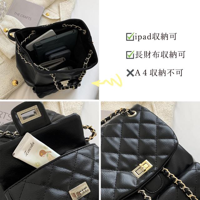 キルティングリュック2wayミニリュック SK18391048-8714 送料無料 即日発送-9