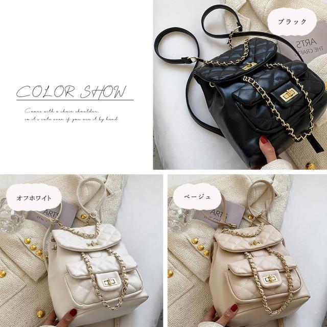 キルティングリュック2wayミニリュック SK18391048-8714 送料無料 即日発送-1