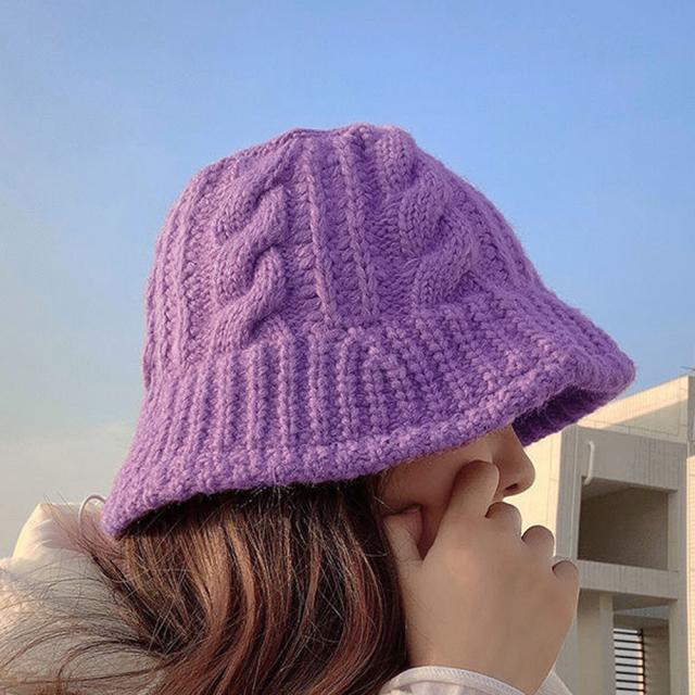 ニット バケットハット レディース帽子 送料無料 即日発送-4