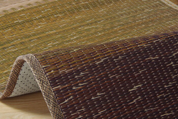 ラグ 約190×250cm マット 小林製薬 持続性抗菌剤 制菌 抗菌防臭 滑り止め 不織布 い草 グラデーション NSクリア 送料無料-21