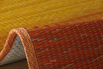 ラグ 約190×250cm マット 小林製薬 持続性抗菌剤 制菌 抗菌防臭 滑り止め 不織布 い草 グラデーション NSクリア 送料無料-29