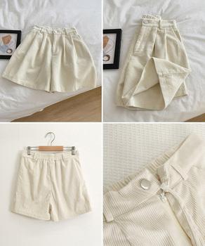 コーデュロイ ショートパンツ レディース 送料無料 即日発送-9