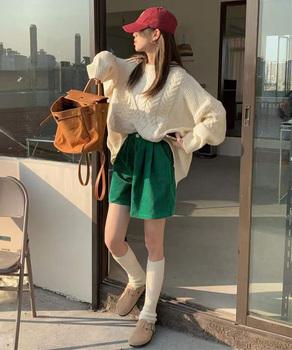 コーデュロイ ショートパンツ レディース 送料無料 即日発送-7