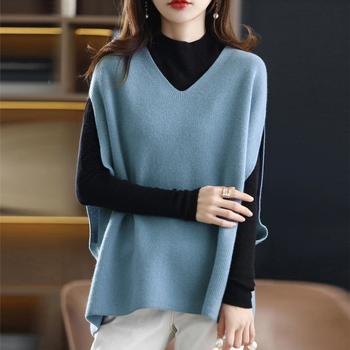 ニットベスト レディースチョッキ 重ね着 SK18416986-1303 送料無料 即日発送-5