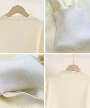 裏起毛ニットトップス レディース 暖かい 送料無料 即日発送-9