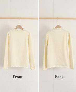 裏起毛ニットトップス レディース 暖かい 送料無料 即日発送-8