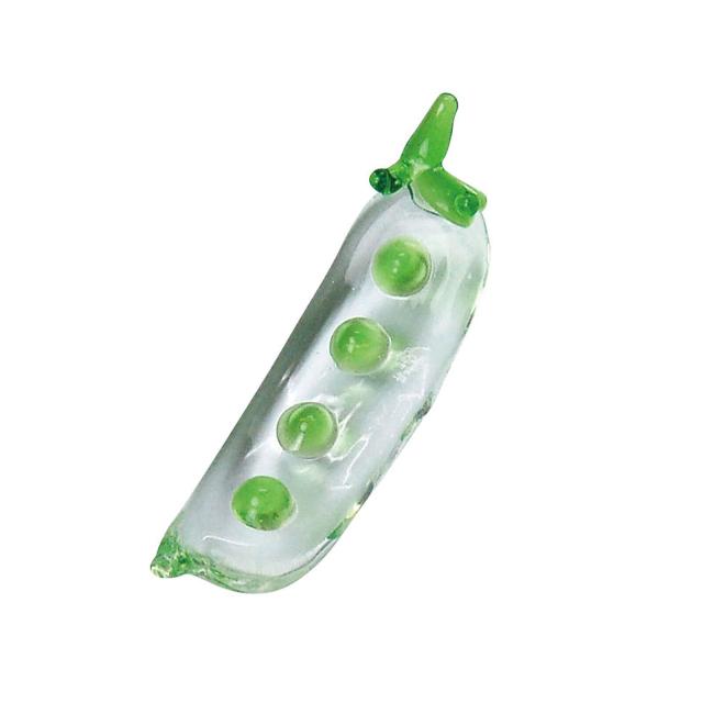 和食器 硝子箸置 野菜 しろねぎ きゅうり さやえんどう なす あかかぶ 4個セット 送料無料-3