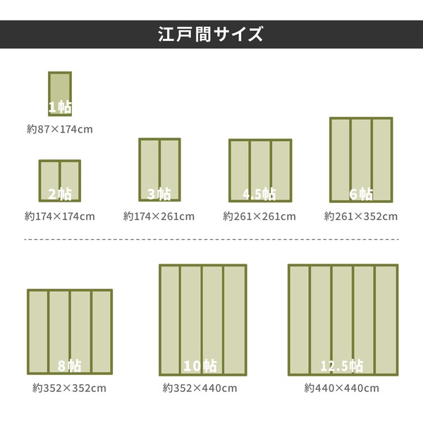 い草 上敷き 本間4.5畳 引目織 抗カビ 谷川 江戸間 36間 本間 送料無料-7